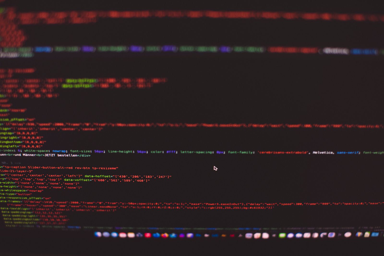 Écran d'analyse et de code pour l'optimisation web